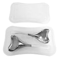 2-In-1 Gua Sha Sticks, Facial Skin Care Tools for Women Face and Eyes Massage, Stainless Steel Esthetician Supplies