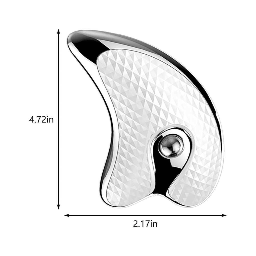 Beauty Clearance Under $15 Facial Scraper Massager, Household Electric Board, Face Lifting Firming Beauty Scraping Instrument Facial Scraping Massage Tool For Women Electric Gua White