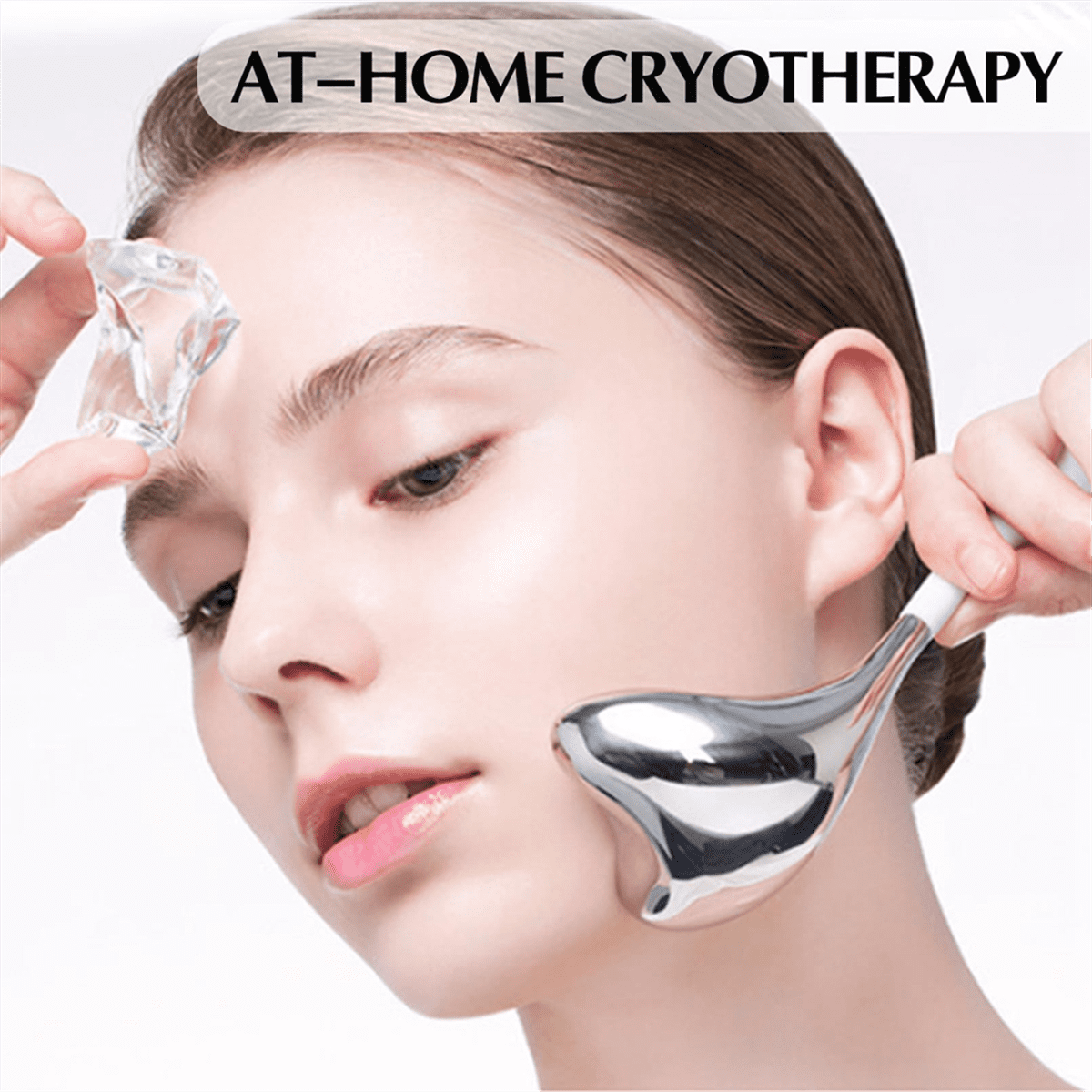 2-In-1 Gua Sha Sticks, Facial Skin Care Tools for Women Face and Eyes Massage, Stainless Steel Esthetician Supplies