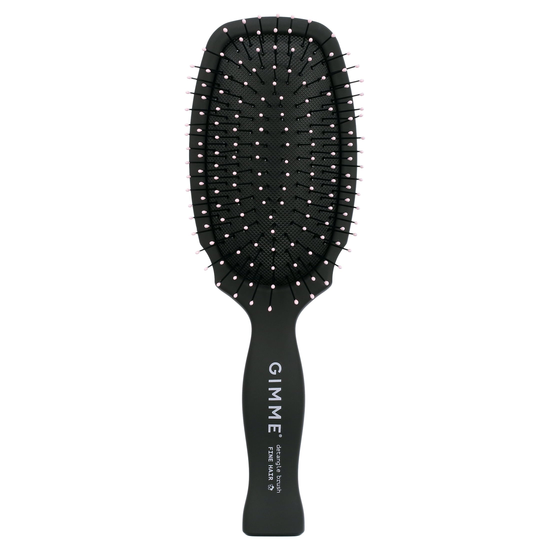 Gimme Beauty Hairbrush Detangle Fine Hair Synthetic Bristles Black 1ct